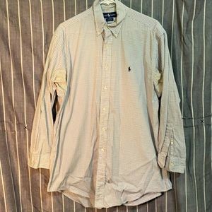 Ralph Lauren Yarmouth 100 % Cotton button up size 16-32